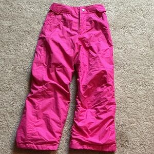 Columbia Kids Bright Pink Snow Pants
